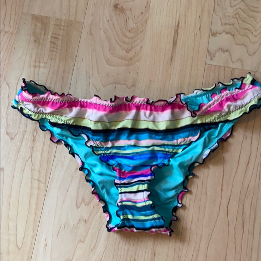 multicolored bikini bottoms